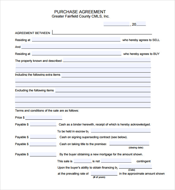 sample automobile purchase agreement
