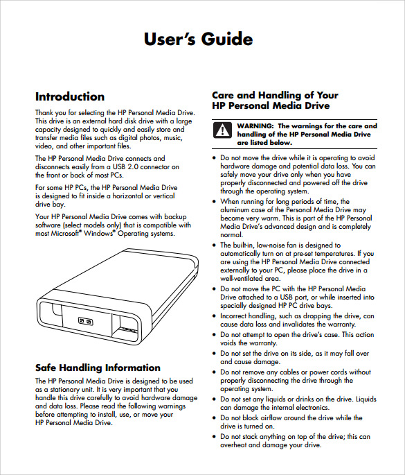 User Manual Templates | 21+ Free Printable Word & PDF Formats