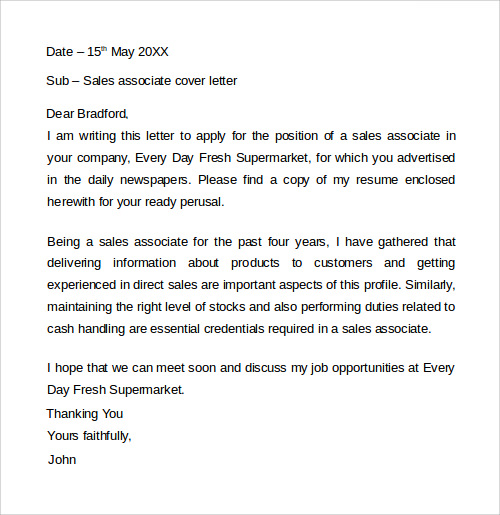 cover letter download template word