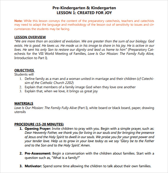 toddler lesson plan form