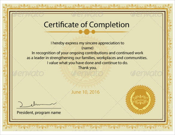 certificates free templates