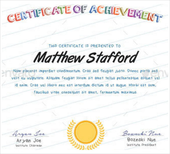 FREE 20+ Printable Certificate Templates in PDF | MS Word | PSD | AI ...