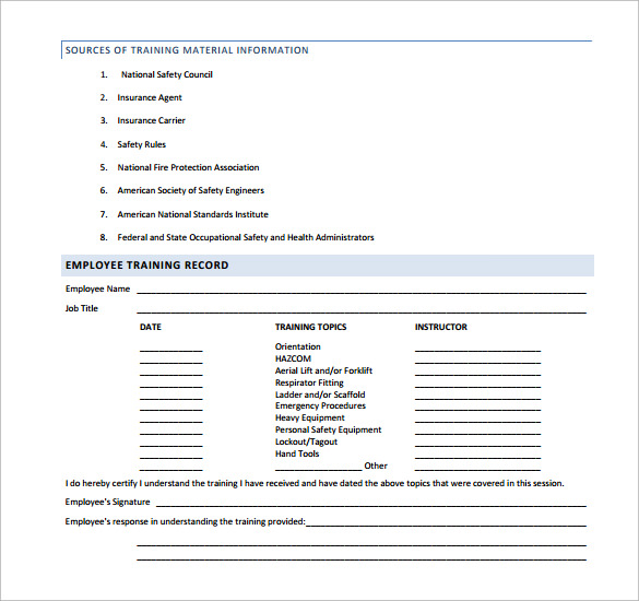 FREE 9 Sample Safety Manual Templates In PDF