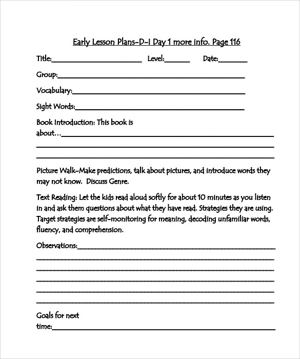 blank sample madeline hunter lesson plan 