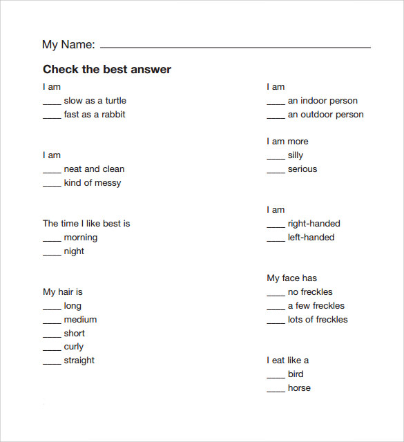 kindergarten lesson plan worksheet