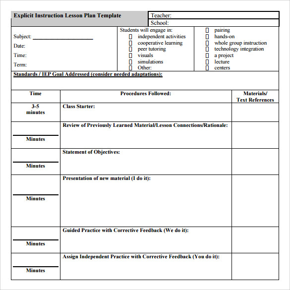 lesson planner edu