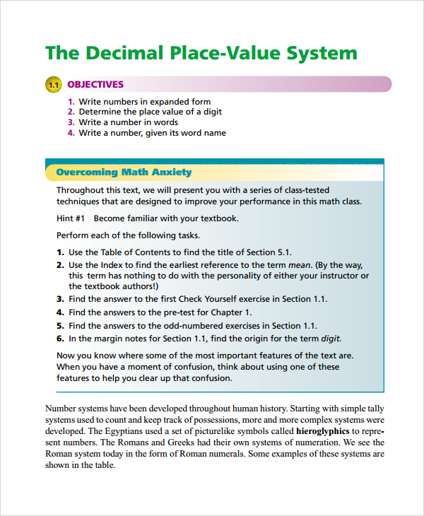 ten billions and to five decimal place value chart