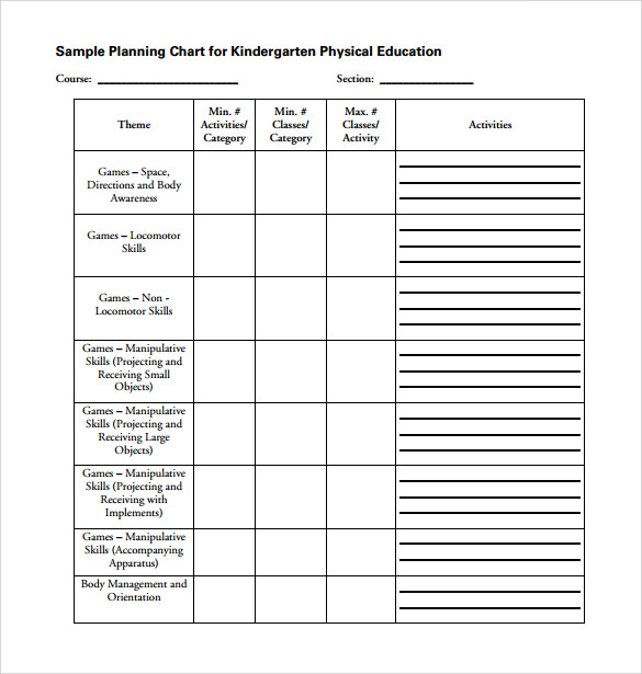 FREE 14+ Sample Physical Education Lesson Plan Templates in PDF MS Word