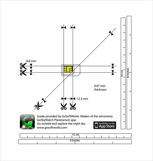 Sim Card Cutting Template from images.sampletemplates.com