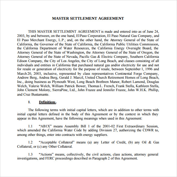 master settlement agreement to print