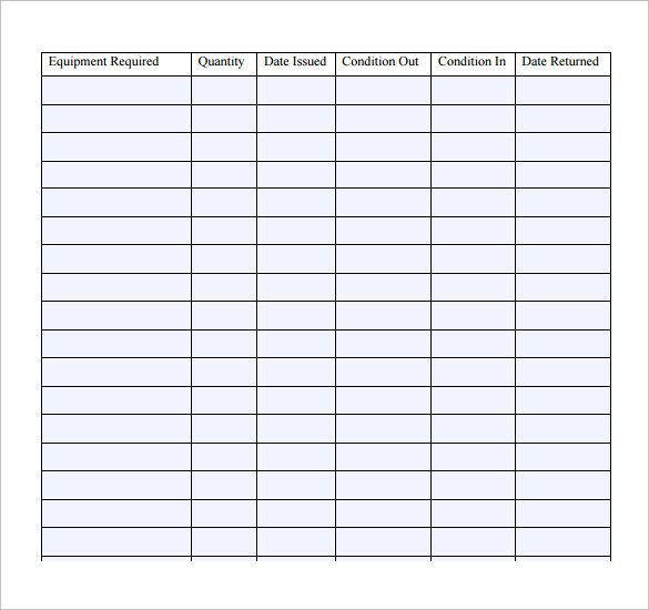 Inventory Sign Out Sheet Template from images.sampletemplates.com