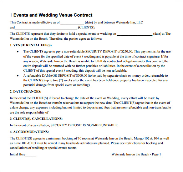 contractor contract template