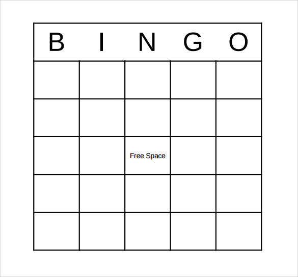 12+ Sample Bingo Cards | Sample Templates