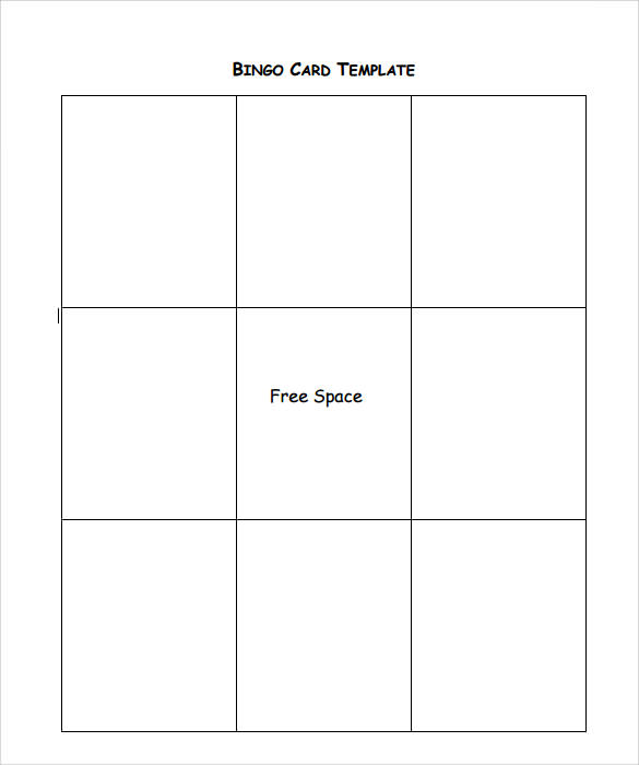 FREE 23 Sample Bingo Card Templates In PDF