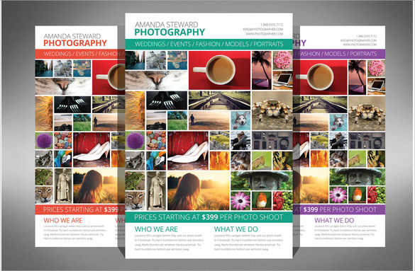 photo collage flyer template