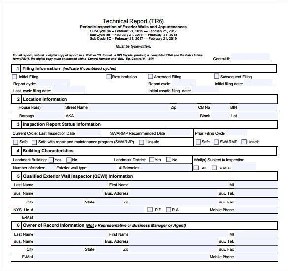 FREE 8 Technical Report Samples In MS Word Google Docs Apple Pages