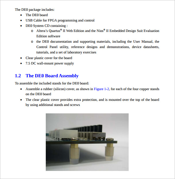 Manual Book Template Professional Word Templates