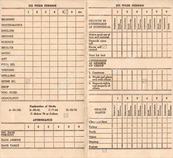 FREE 13 Progress Report Card Templates In MS Word PDF Google Docs 