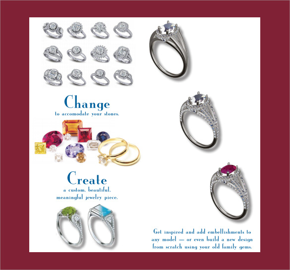 excellent jewelry design brochure