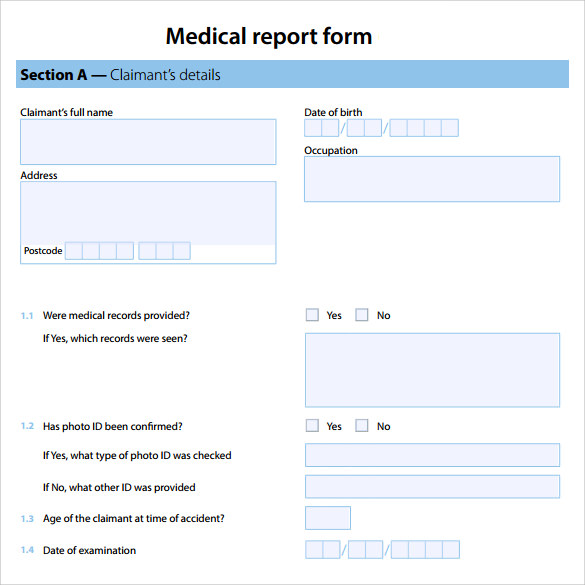 Medical Report Template