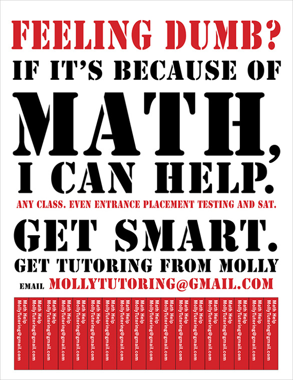 tutoring flyer