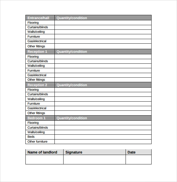 land inventory template download