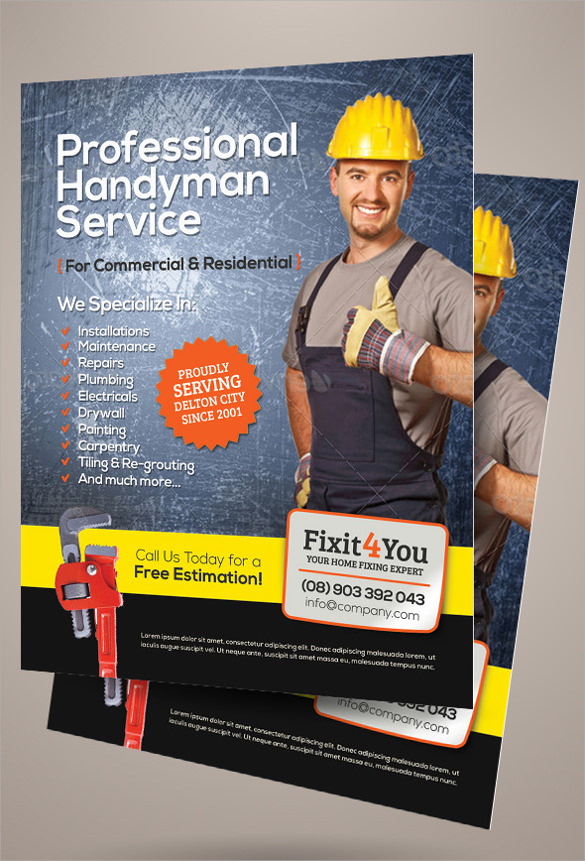 spectacular handyman flyer