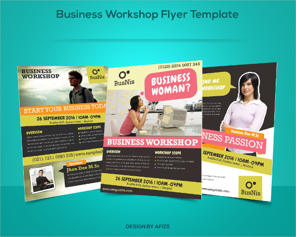 amazing promotional flyer template