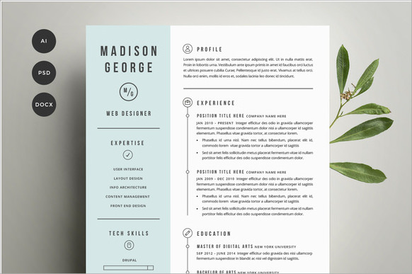 cover page of resume example