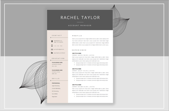 simple cover page for resume Free 14+ resume cover page templates in psd