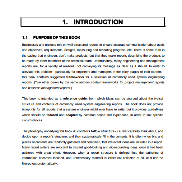 printable engineering report template