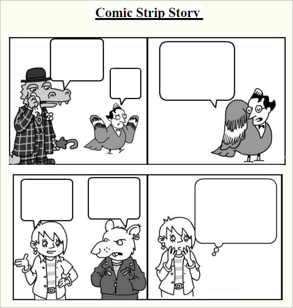 free comic template pdf