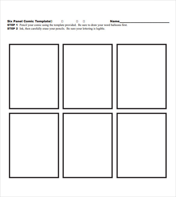 FREE 10+ Sample Comic Templates in PDF | PSD