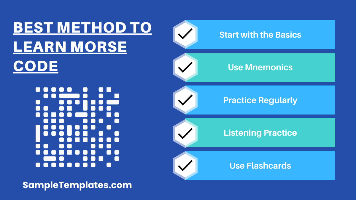 best method to learn morse code