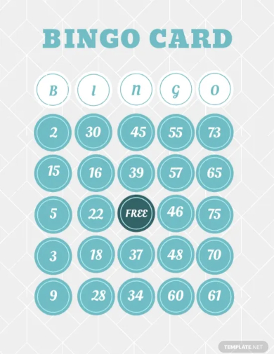 FREE 23+ Sample Bingo Card Templates in PDF