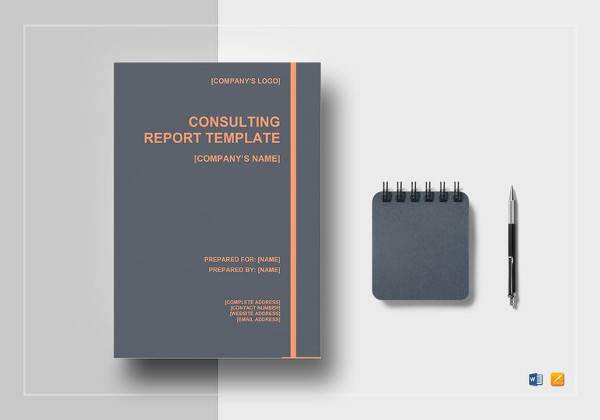 consulting report template