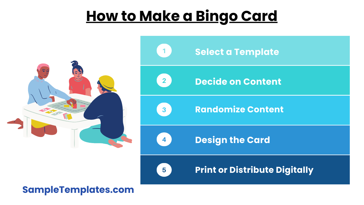 how to make a bingo card