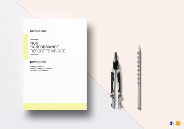 non conformance report template