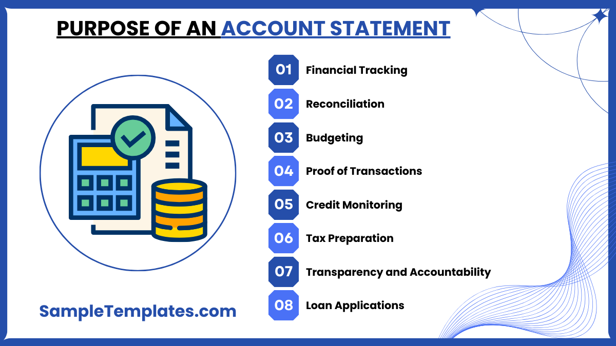 purpose of an account statement