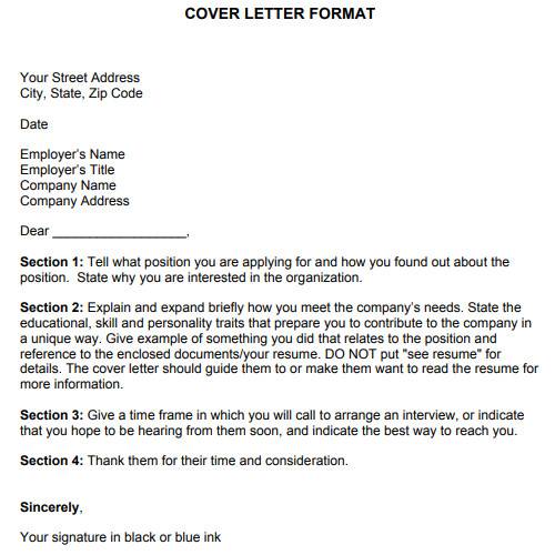 FREE 20+ Sample Cover Letter Templates in MS Word | PDF