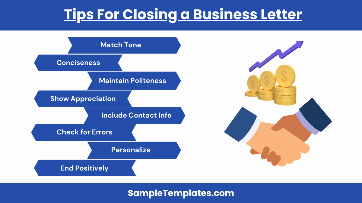 tips for closing a business letter