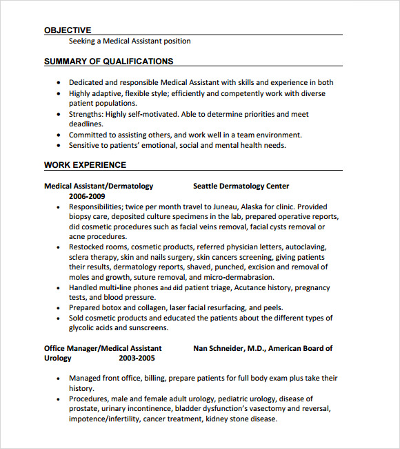 assistant manager resume