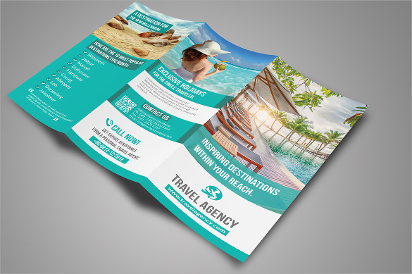 travel tri fold brochure