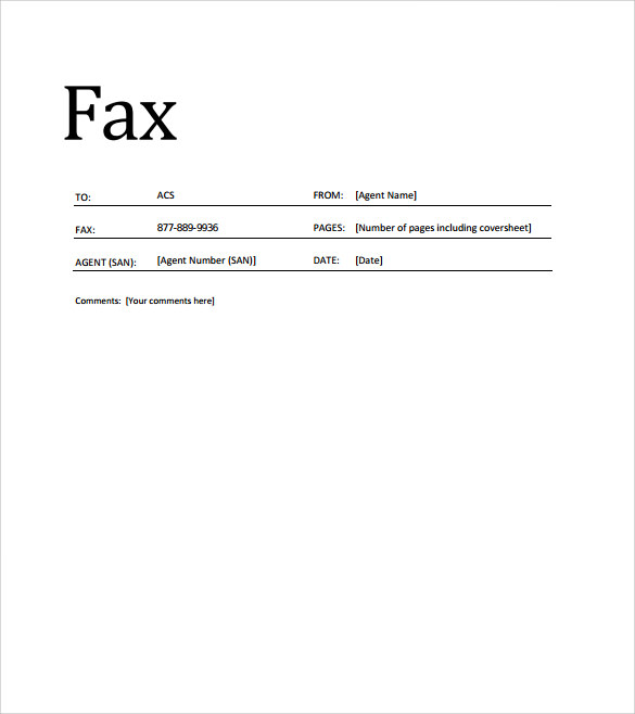 7 sample modern fax cover sheets sample templates