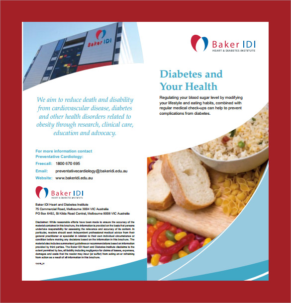 useful diabetes brochure