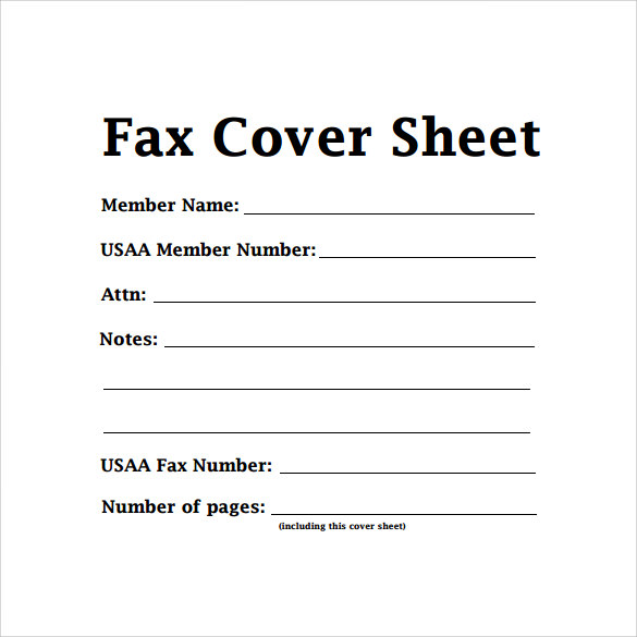 14 sample basic fax cover sheets sample templates