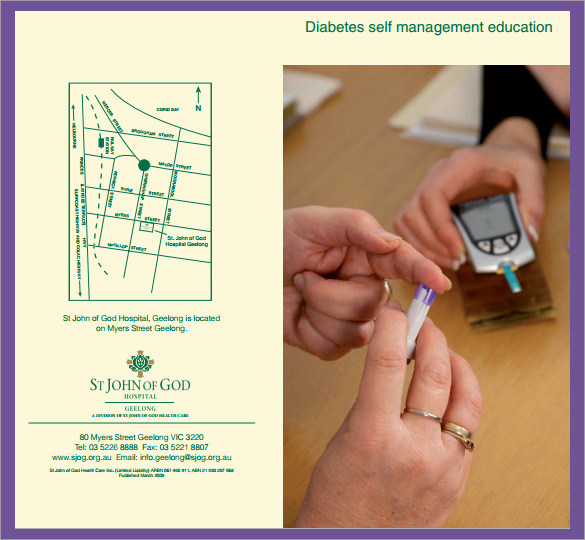 diabetes brochure example