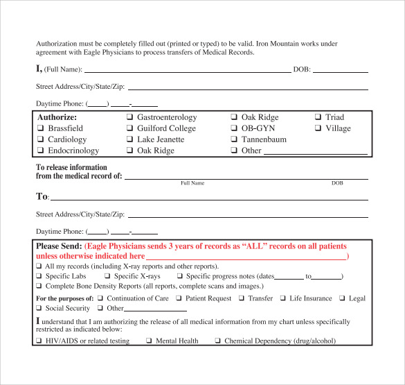 medical records fax cover sheet template