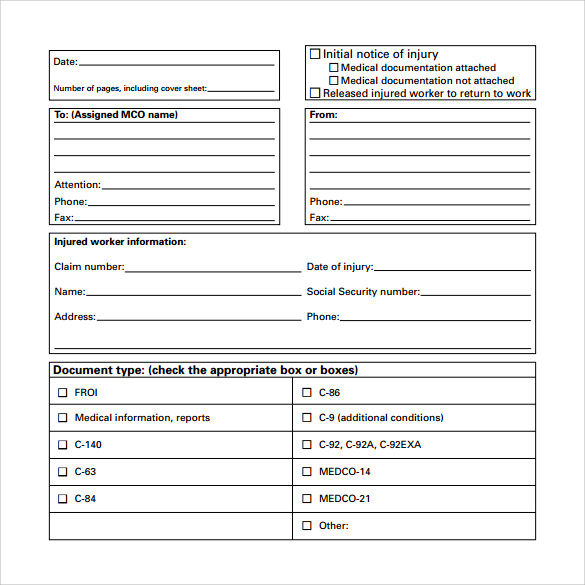 free 15 medical fax cover sheet templates in pdf ms word