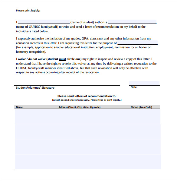 consent authorization form